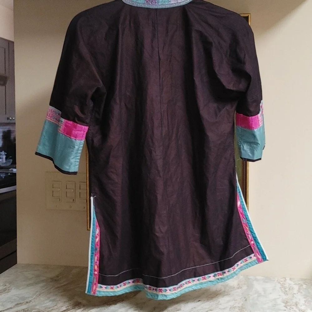 Linen & Silk Chinese Tunic Size XS-S
